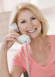 Telephone user